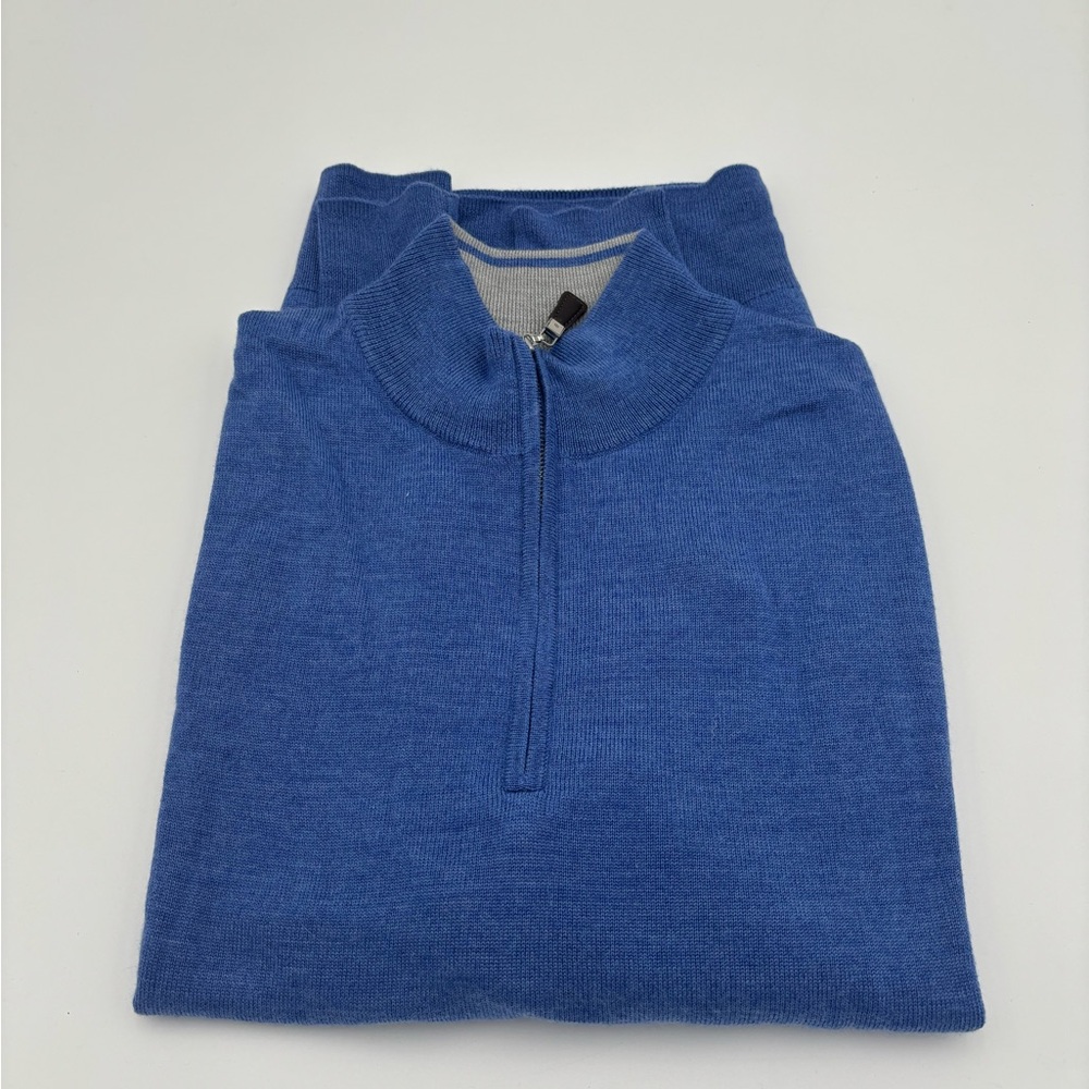 Peter Millar ¼ zip with posh St. Louis CC logo on sleeve. Beautiful condition.